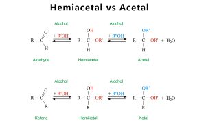 Hemiacetal vs Acetal