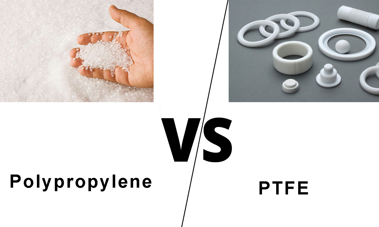 ما هو الفرق بين بلاستيك البولي بروبيلين و PTFE